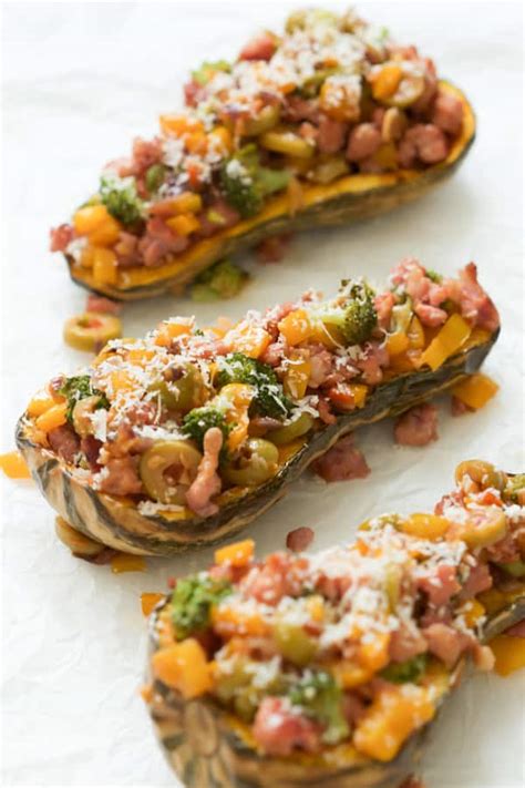 Italian Sausage Stuffed Butternut Squash Primavera Kitchen