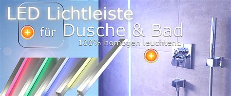 Led Dusche Beleuchtung Led Schiene Beleuchtung In Der Dusche Bad