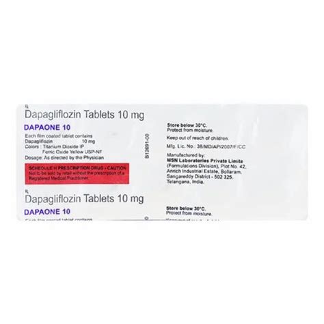 Anti Diabetic Drugs Forxiga Dapagliflozin Tablets 100 Export