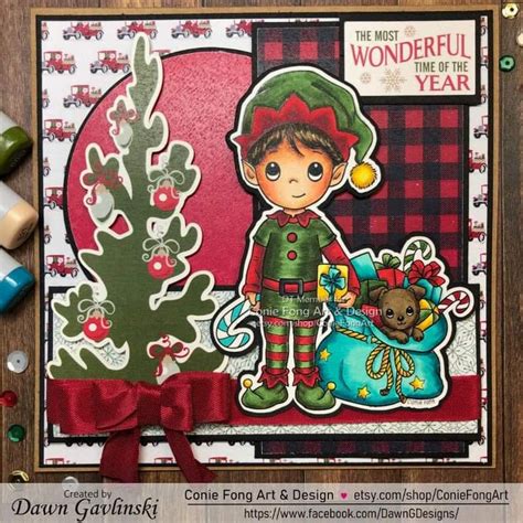 Digital Stamp Digi Stamp Digistamp Santas Little Etsy