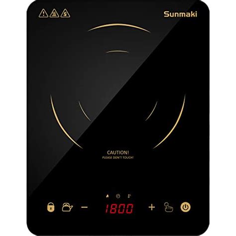 Sunmaki Induction Cooktop Induction Hot Plate With Led Display W Countertop Burner