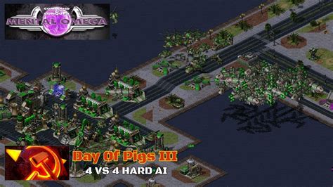 Red Alert 2 Mental Omega Bay Of Pigs Iii 4 Vs 4 Hard Ai