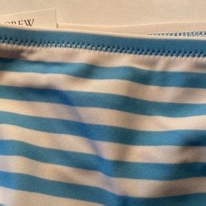 J Crew Factory Swim J Crew Factory Striped French Bikini Bottom