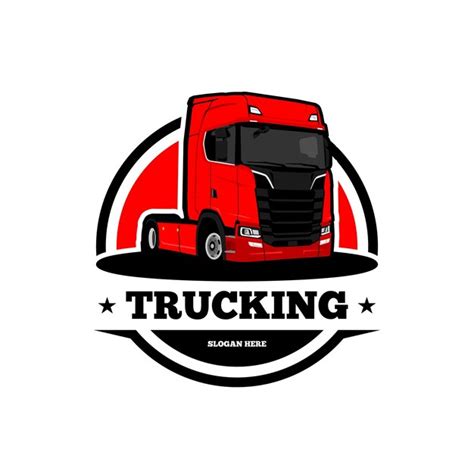 Premium Vector Vector Trucking Semi Truck Premium Logo Design