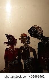 Wayang Kulit Shadow Puppet Show Kelantan Stock Photo 33691462 ...