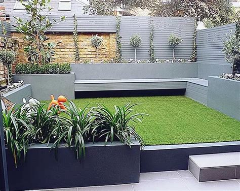 Grey Garden Balham Anewgarden Backyard Ideas For Small Yards Low