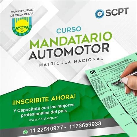 CURSO DE MANDATARIO DEL AUTOMOTOR