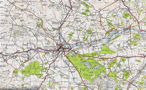 Old Maps Of Mildenhall Wiltshire Francis Frith