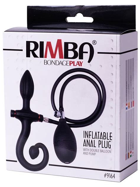 Inflatable Anal Plug With Double Balloon From Rimba