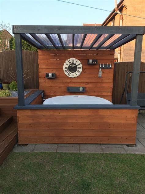 Hot Tub Pergola Design Ideas Diy Building Costs 60 Photos