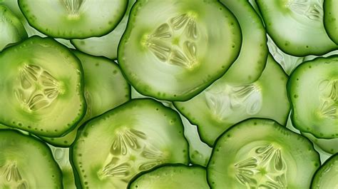 Sliced Cucumber Background Cucumber Slices Wallpaper Fresh Cucumber