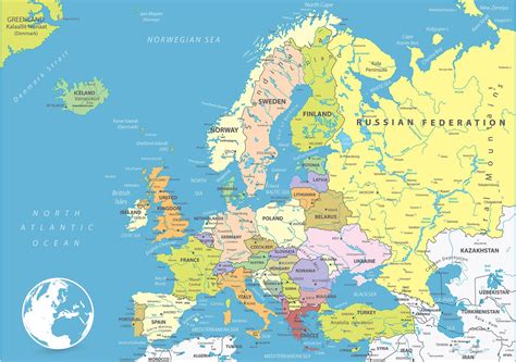 Europe-political-map | World Map With Countries