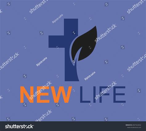 Simple Minimalist New Life Logo Design Stock Vector (Royalty Free ...