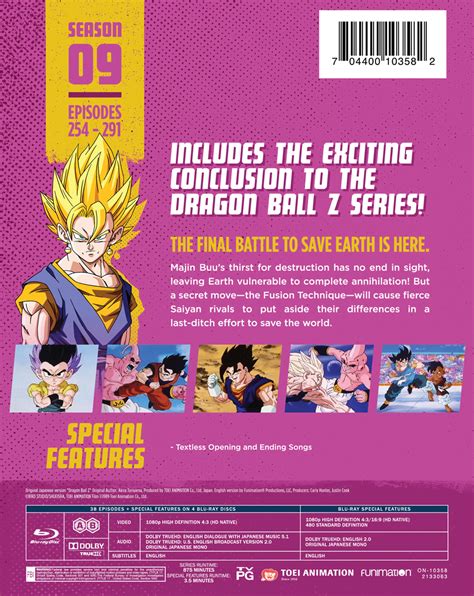 Dragon Ball Z 43 Steelbook Season 9 Blu Ray Crunchyroll Store