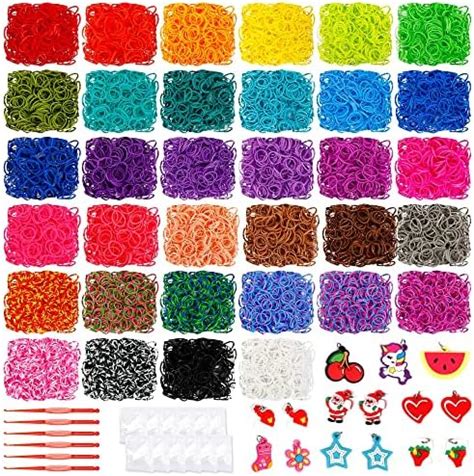 34 Colors Loom Rubber Bands Amazon In Toys Games