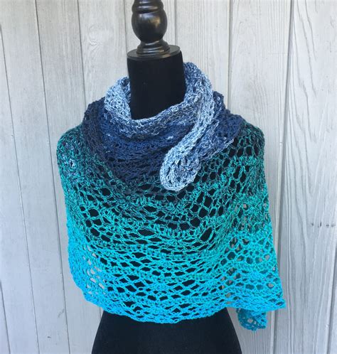 Crochet Lace Shawl Pattern Light And Joy Designs