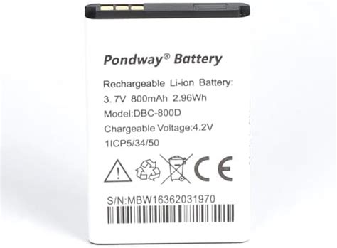 Pondway Battery Dbc D Replacement For Doro Phone Easy