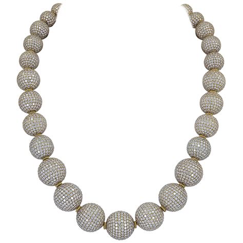 Judith Ripka Sapphire Diamond Gold Necklace At 1stdibs