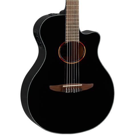 Yamaha Ntx Nylon String Acoustic Electric Guitar Black Marshall Music