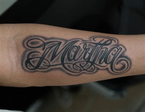 Tatuajes De Nombres En El Brazo Para Hombres D Demuestra Tu Pasi N Por