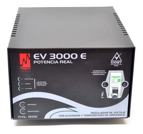 Regulador Voltaje Elevador 3000va 3kv Watt Potenciareal 110v Mercado