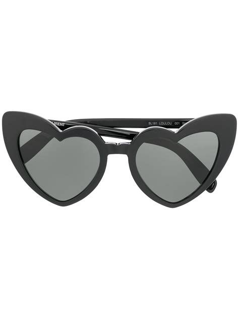 Saint Laurent Eyewear Occhiali Da Sole A Forma Di Cuore Farfetch