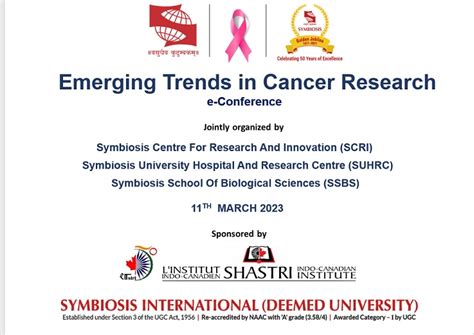 Conference On Emerging Trends In Cancer Research Shastri Indo