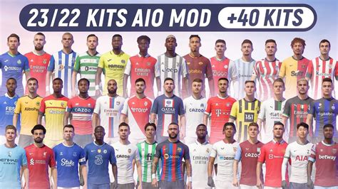 22 23 Kits AIO V3 Mod For FIFA 22 40 New Kits TU14 YouTube