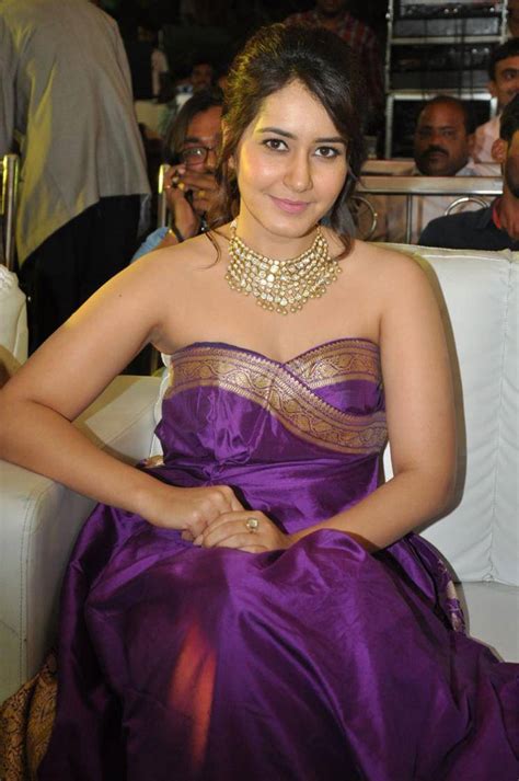 Rashi Khanna In Hot Spicy Picture At Bengal Tiger Triple Platinum Disc Function MOVIEEZREEL