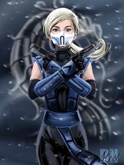 Cassie Cage Subzero By Siberzer0 On Deviantart Sub Zero Mortal