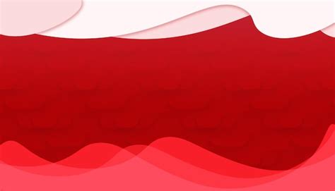 Premium Vector | Red wave background