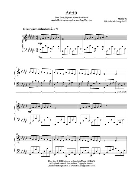 Winter Solstice (PDF Sheet Music) – Michele McLaughlin Music