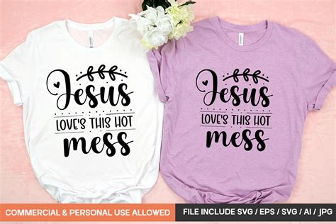 Jesus Love S This Hot Mess Svg Design Graphic By GatewayDesign Creative Fabrica
