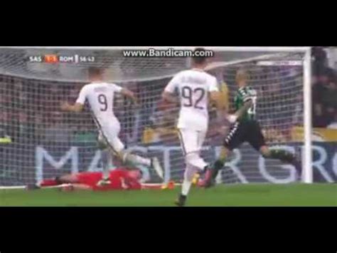 CARLO ZAMPA EUFORICO SASSUOLO ROMA 1 3 ALL GOALS HIGHLIGHT 26 10