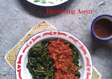 Resep Brambang Asem Kangkung Oleh Indah Kurniasari Cookpad