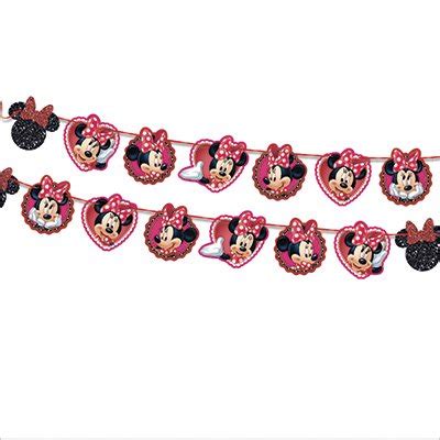 Faixa Decorativa Eva Minnie Mouse Piffer PT 1 UN Festas Kalunga