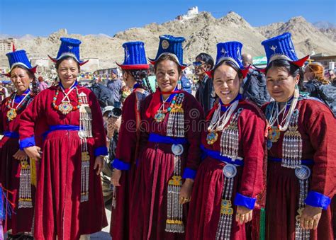 The Ladakh festival 2017 editorial photography. Image of clothes ...