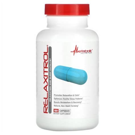 Metabolic Nutrition Relaxitrol - Relaxation and Sleep Catalyst, 60 ...