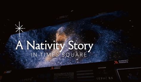 Nativity Video In Times Square In New York City LDS365 Resources