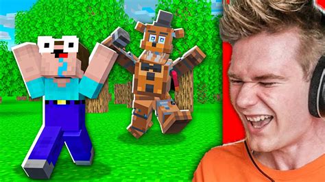 Freddy Fazbear Troll Na Widzu Xddd Minecraft Extreme Youtube