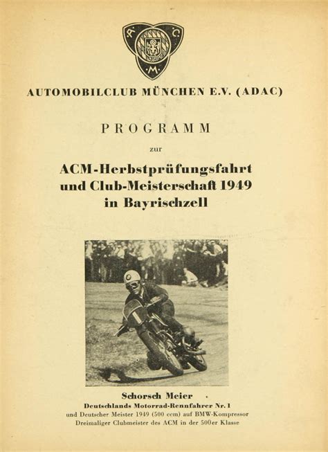 Bayrischzell The Motor Racing Programme Covers Project