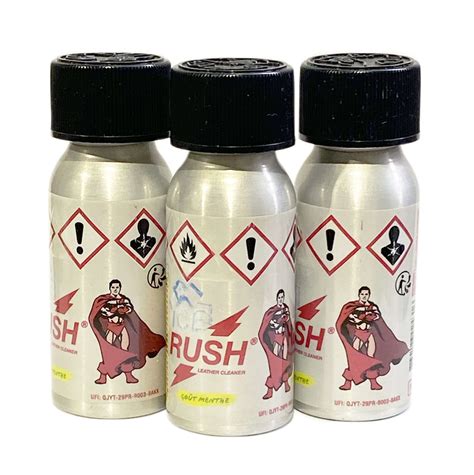 3 X Best Ice Rush Leather Cleaner 30ml Love Poppers Australia