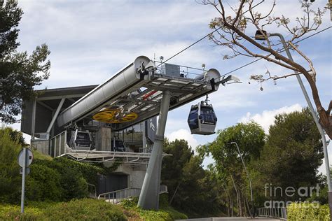 Montjuic Cable Car Terminal Photograph by Peter Noyce - Pixels