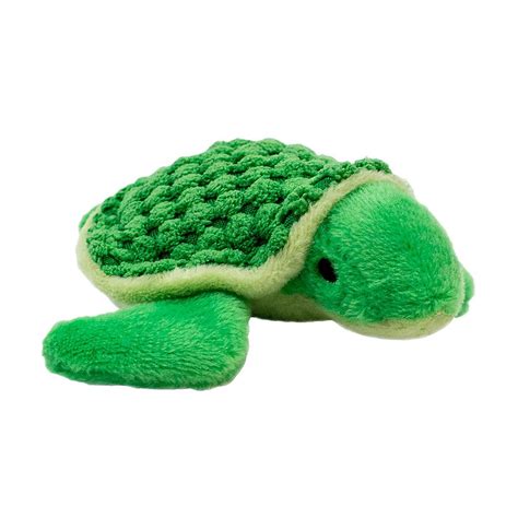 Tall Tails Plush Baby Turtle Dog Toy with Squ... | BaxterBoo