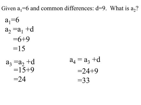 Ppt Arithmetic Sequences Powerpoint Presentation Free Download Id