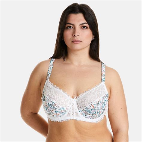 Soutien Gorge Armatures Grand Maintien Ivoire Orange Elena Pommpoire