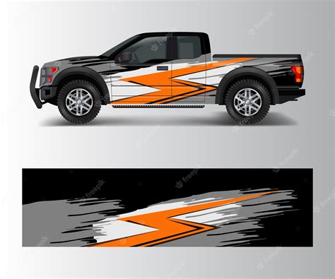 Premium Vector | Modern design for truck graphics vinyl wrap vector