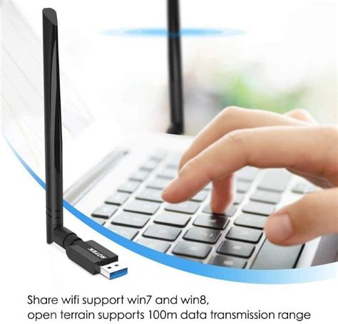 ROTEK USB WiFi Dongle 1200Mbps WiFi Adapter Dual Band 5G 867Mbps 2