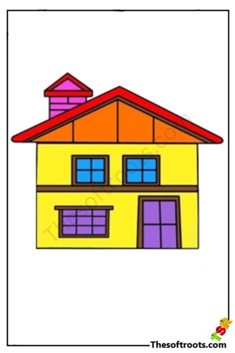 Cartoon house drawing | Simple kids house | house ideas In this ...