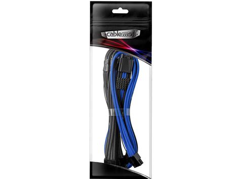 CableMod E Series Pro ModMesh Sleeved 12VHPWR PCI E Cable Black Blue 4x